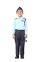 BookMyCostume Indian Air Force Defense Pilot Uniform Kids Fancy Dress Costume - Blue