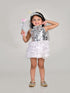 BookMyCostume Fairy Angel Girls with White Wings Girls for Kids Fancy Dress Costume