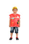 Fireman Fire Fighter Community Helper Kids Fancy Dress Costume