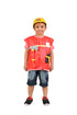 Fireman Fire Fighter Community Helper Kids Fancy Dress Costume
