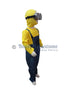 Yellow Childlike Cartoon Character (Despicable Me) With Goggles Kids Fancy Dress Costume | Premium | Imported