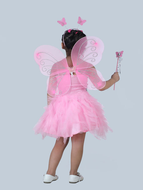 BookMyCostume Butterfly Insect Kids Fancy Dress Costume for Girls - Imported