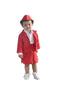 BookMyCostume Airline Air Hostess Kids Fancy Dress Costume for Girls - Red