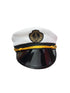 Buy White Navy Air Force Pilot Officer Cap Accessory for Boys Kids Adult Fancy Dress Costume