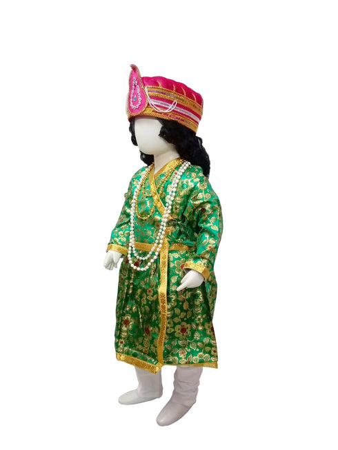 Mughal Emperor Sultan with Wig Kids & Adult Fancy Dress Costume for Boys & Men