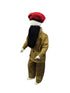 BookMyCostume Pakistani Police Lookalike Kids Fancy Dress Costume With Beard