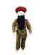 BookMyCostume Pakistani Police Lookalike Kids Fancy Dress Costume With Beard
