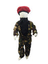 BookMyCostume Pakistani Military Special Force Commandos Lookalike Kids Fancy Dress Costume With Beard