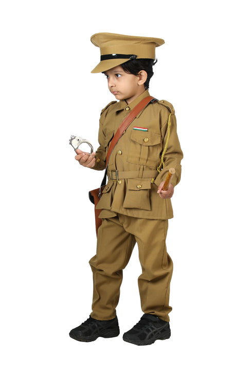BookMyCostume Indian Police Commissioner Profession Community Helper Kids Fancy Dress Costume