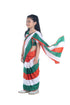 BookMyCostume Tricolour Saree Indian Patriotic Independence Day for Girls Fancy Dress Costume