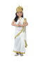 BookMyCostume Mahagauri Parvati Mata Hindu Goddess Saree for Girls & Adults Fancy Dress Costume