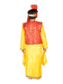 BookMyCostume Punjabi Bhangra Baisakhi Folk Dance Costume for Boys and Men | Yellow & Red