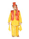 BookMyCostume Punjabi Bhangra Baisakhi Folk Dance Costume for Boys and Men | Yellow & Red