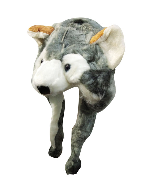 Wolf Animal Hoodie Kids & Adults Fancy Dress Costume Accessory | Premium