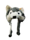 Wolf Animal Hoodie Kids & Adults Fancy Dress Costume Accessory | Premium