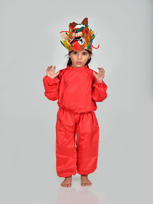 BookMyCostume Chinese Dragon Animal Kids Fancy Dress Costume