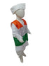 BookMyCostume Patriotic Dhoti Kurta Tricolour Jacket Nehru Cap Kids Fancy Dress Costume