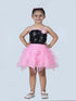 BookMyCostume Pink & Black Frock Annual Day Dance Girls Fancy Dress Costume - Premium
