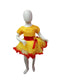 BookMyCostume Red & Yellow Fire Western Dance Skirt Girls Fancy Dress Costume - Premium