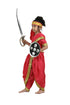 BookMyCostume Rani Laxmi Bai Saree with Jewellery Jhansi Ki Rani Freedom Fighter Manikarnika for Girl Kids and Adult Fancy Dress Costume