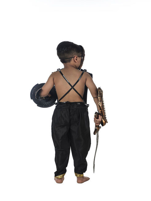 BookMyCostume Traditional Historical Indian Warrior Weapon Set Kids Fancy Dress Costume Accessories