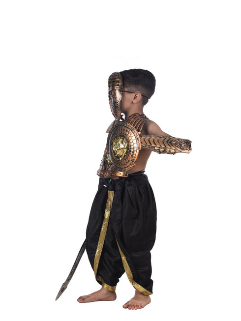 BookMyCostume Traditional Historical Indian Warrior Weapon Set Kids Fancy Dress Costume Accessories