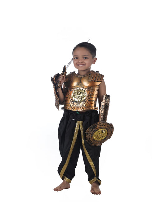 BookMyCostume Traditional Historical Indian Warrior Weapon Set Kids Fancy Dress Costume Accessories