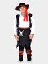 BookMyCostume Macho Captain Pirate Fancy Dress Costume for Men | Adults | Halloween Theme | Imported