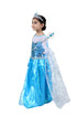 BookMyCostume Snow Queen with Gloves Wand Crown and Wig Accessories Frozen Fairy Tale Kids Fancy Dress Costume | Imported