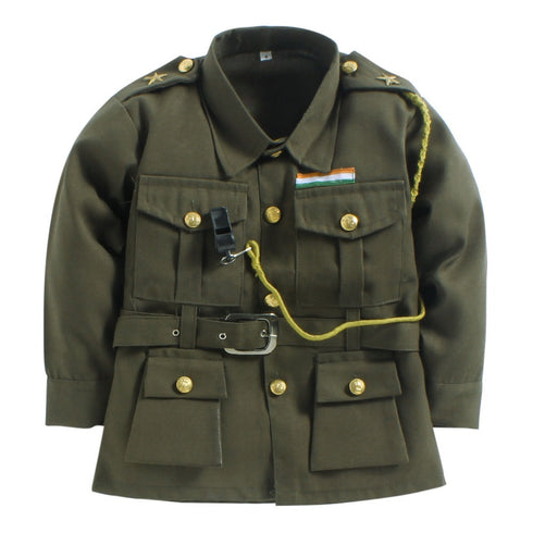 BookMyCostume Indian Army General Profession Community Helper Kids Fancy Dress Costume