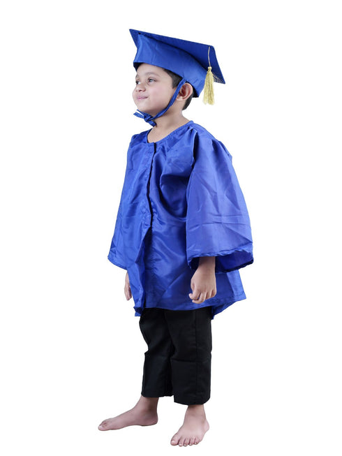 BookMyCostume Blue Graduate Scholar Graduation Day Gown Kids & Adults Fancy Dress Costume