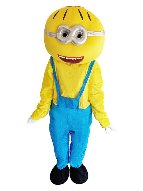 BookMyCostume Buy Yellow Childlike Cartoon Mascot Costume For Theme Birthday Party & Events | Adults | Full Size