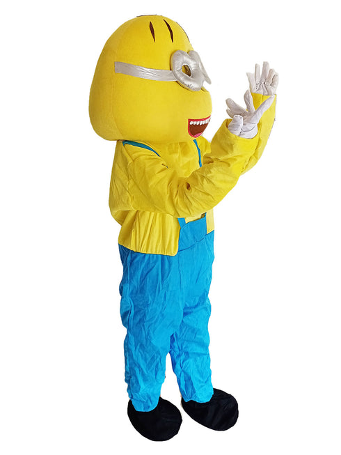 BookMyCostume Buy Yellow Childlike Cartoon Mascot Costume For Theme Birthday Party & Events | Adults | Full Size
