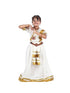 BookMyCostume Mohiniyattam Saree Indian Classical Dance Costume for Girls and Women with 10 Pcs Jewellery Set