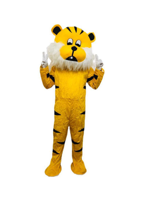 Buy Sherkhan Tiger Cartoon Mascot Costume For Theme Birthday Party & Events | Adults