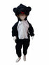 BookMyCostume Black Baloo Bear Jungle Book Animal Character Fancy Dress Costume for Kids