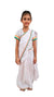 Tri Colored Tricolor Tiranga Border Saree Independence Day Patriotic Girls Fancy Dress Costume