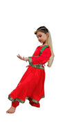 Kathak Indian Classical Dance Costume for Girls and Females | Without Jewellery