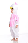 Daisy Duck Cartoon Animal Jumpsuit Fancy Dress Costume for Girls