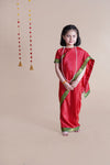 School/College Principal Professional Kids Saree Fancy Dress Costume