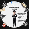 Charlie Chaplin Famous Comic Character Kids Fancy Dress Costume | Without Stick