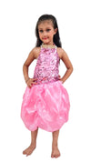 Pink Balloon Frock Western Dance Costume Dress for Girls - Premium