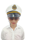 Buy White Navy Air Force Pilot Officer Cap Accessory for Boys and Men