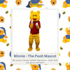 Buy Pooh the Bear Cartoon Mascot Costume For Theme Birthday Party & Events | Adults | Full Size