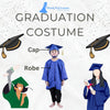 Blue Graduate Scholar Graduation Day Gown Kids & Adults Fancy Dress Costume