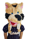 Brown Dog Animal Hoodie Kids & Adults Fancy Dress Costume Accessory