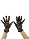 Black Hand Lace Gloves Dance Costume Accessory for Girls