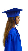 Blue Graduate Scholar Cap Graduation Day Kids & Adults Fancy Dress Costume Accessory