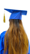 Blue Graduate Scholar Cap Graduation Day Kids & Adults Fancy Dress Costume Accessory