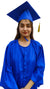 Blue Graduate Scholar Cap Graduation Day Kids & Adults Fancy Dress Costume Accessory